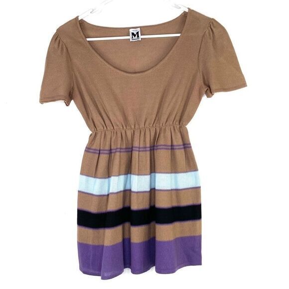 Missoni babydoll knit short sleeve blouse stripe size‎ Small - Picture 1 of 6